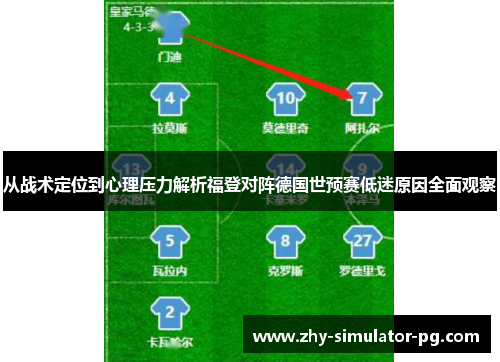 从战术定位到心理压力解析福登对阵德国世预赛低迷原因全面观察
